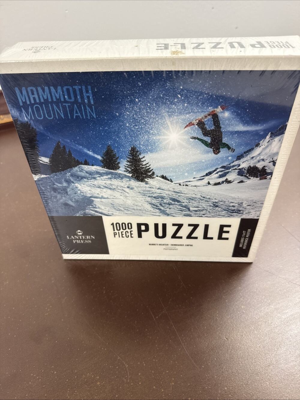 Lantern Press Mammoth Mountain 1000 pc Jigsaw Puzzle New Sealed Winter Snow
